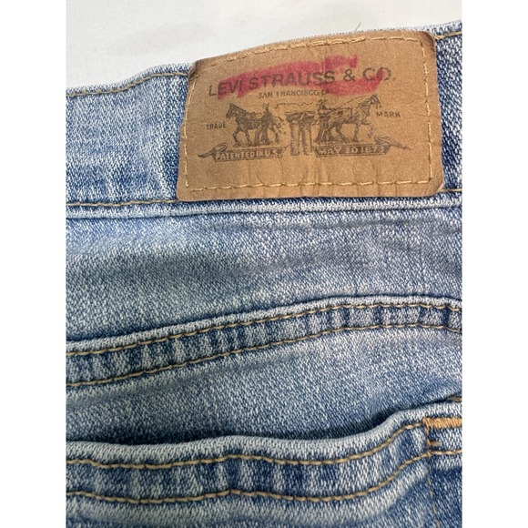 Levi's 550 Jeans Womens 10M Blue Relaxed Bootcut Stretch Y2K Light Wash Low Rise - Picture 8 of 8